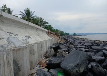 Progres Pengaman Pantai Amurang Paket 2 Lancar Sesuai Rencana, Ir Sugeng Harianto via Mario Walalangi