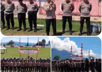 Polres Bitung Jadi Tuan Rumah Latihan Dalmas Rayonisasi Polres Jajaran Polda Sulut 2025