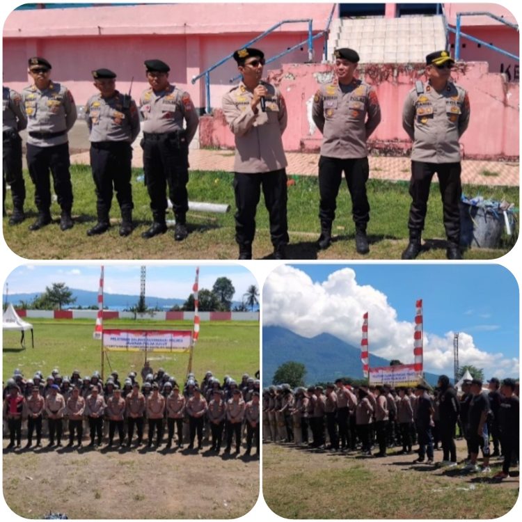 Polres Bitung Jadi Tuan Rumah Latihan Dalmas Rayonisasi Polres Jajaran Polda Sulut 2025