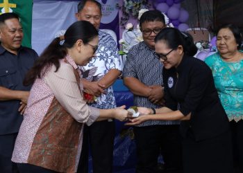 Wakil Bupati Minahasa Vanda Sarundajang Hadiri Festival Nasijaha di GMIM Zaitun Noongan