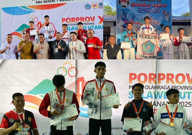 Tiga Personel Polres Bitung Sabet Emas DI PORPROV Sulut 2025, Kapolres Berikan Apresiasi