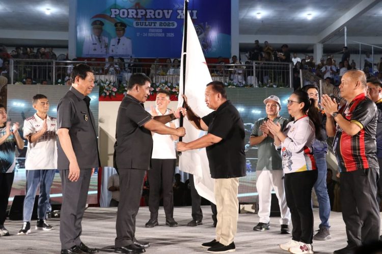 Bupati Minahasa Hadiri Closing Ceremony PORPROV XII Sulut 2025, Minahasa Raih Peringkat Kedua dan Siap Jadi Tuan Rumah 2027