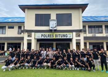 Kapolres Bitung Lepas Kontingen Voli Kota Bitung ke PORPROV Manado: Tekankan Sportivitas dan Semangat Juang