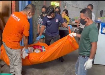 Penemuan Jenazah Pria di Tanjung Merah, Bitung: Polisi Lakukan Olah TKP, Keluarga Terima Kejadian