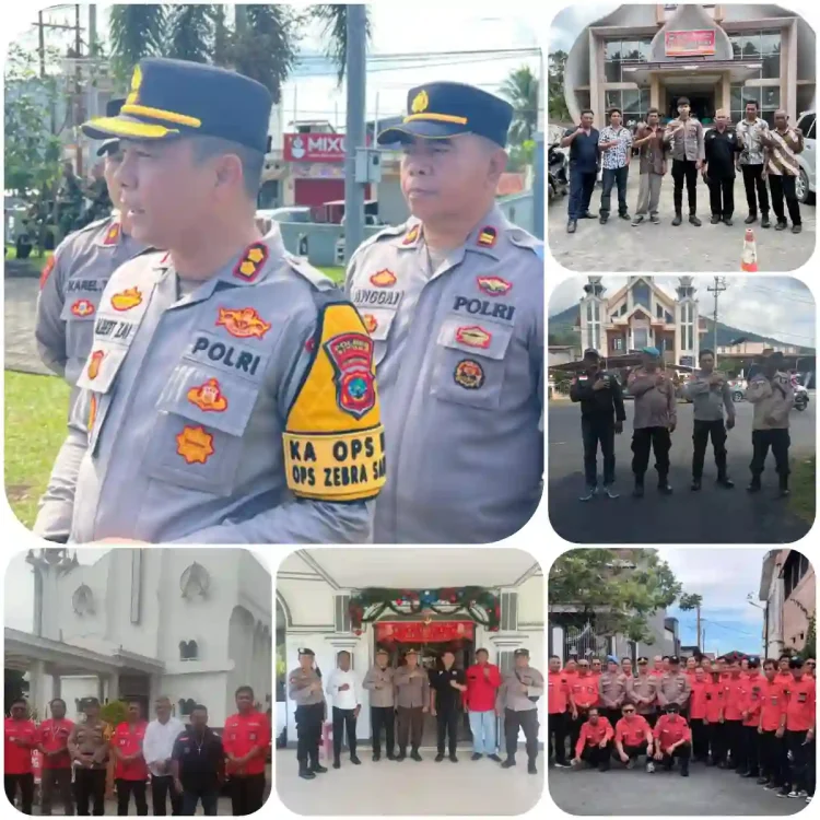 Perayaan Natal 2025 di Kota Bitung Berlangsung Aman dan Kondusif, Kapolres Bitung Sampaikan Apresiasi kepada Masyarakat