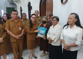Safari Natal Pemkab Minahasa di Kawangkoan, Ini Kata Wabup Vasung
