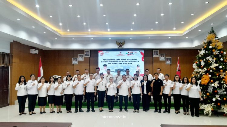 Bupati Minahasa Ingatkan Pakta Integritas Bukan Formalitas, tapi Komitmen Hukum