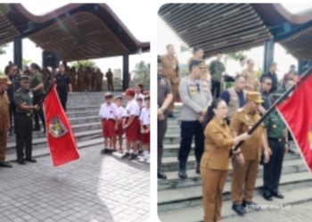 Pemerintah Kabupaten Minahasa menggelar “Apel dan Kirab Kebangsaan” dalam rangka Peringatan Hari Bela Negara,