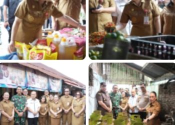 Wabup Vasung Bersama Forkopimda Sidak SPBU, Pangkalan LPG dan Pasar
