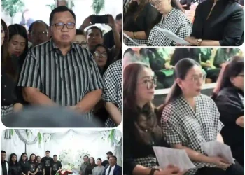 Pimpinan Kabupaten Minahasa Hadiri dan Beri Santunan di Pemakaman Pramugari