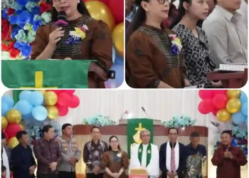 Wakil Bupati Minahasa Hadiri Perayaan HUT ke-35 GMIM Kamanga