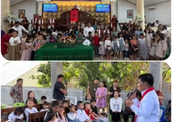 Gubernur Sulut Jadi “Engku Sekolah Minggu”, Ajarkan Kasih dan Doa di GMIM Eben Heazer