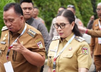 Bupati Robby dan Wakil Bupati Vanda  Aspirasi Minahasa ke Rakornas Bogor