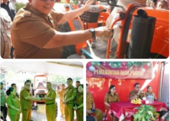 Bupati Minahasa Serahkan Bantuan Traktor untuk Tingkatkan Produktivitas Pertanian Desa Poopoh