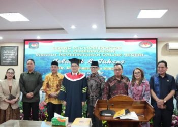 Saksikan Putra Daerah Raih Doktor, Bupati Minahasa Hadir Langsung di IPDN