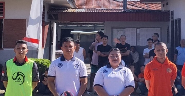 Plh Kalapas Tondano Resmikan Pekan Olahraga HBP ke-62